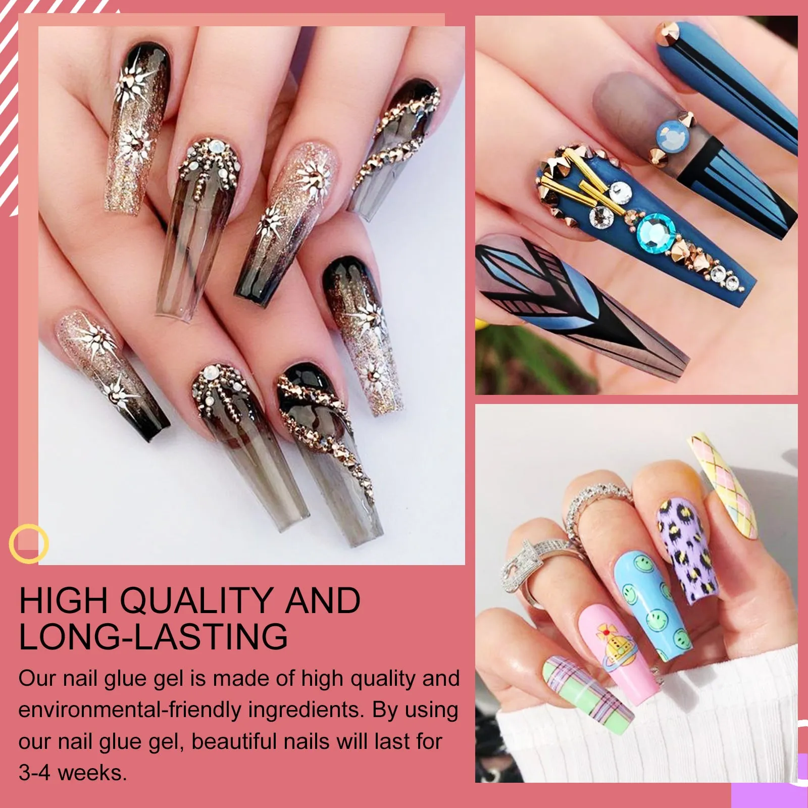 15ML 4-In-1 Nail Glue Gel