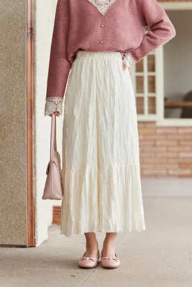 A Line Maxi Floral Women's Skirt