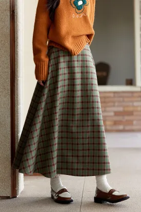 A Line Maxi Skirt for Women