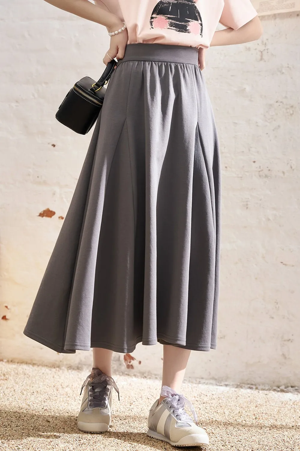 A Line Maxi Skirt for Women