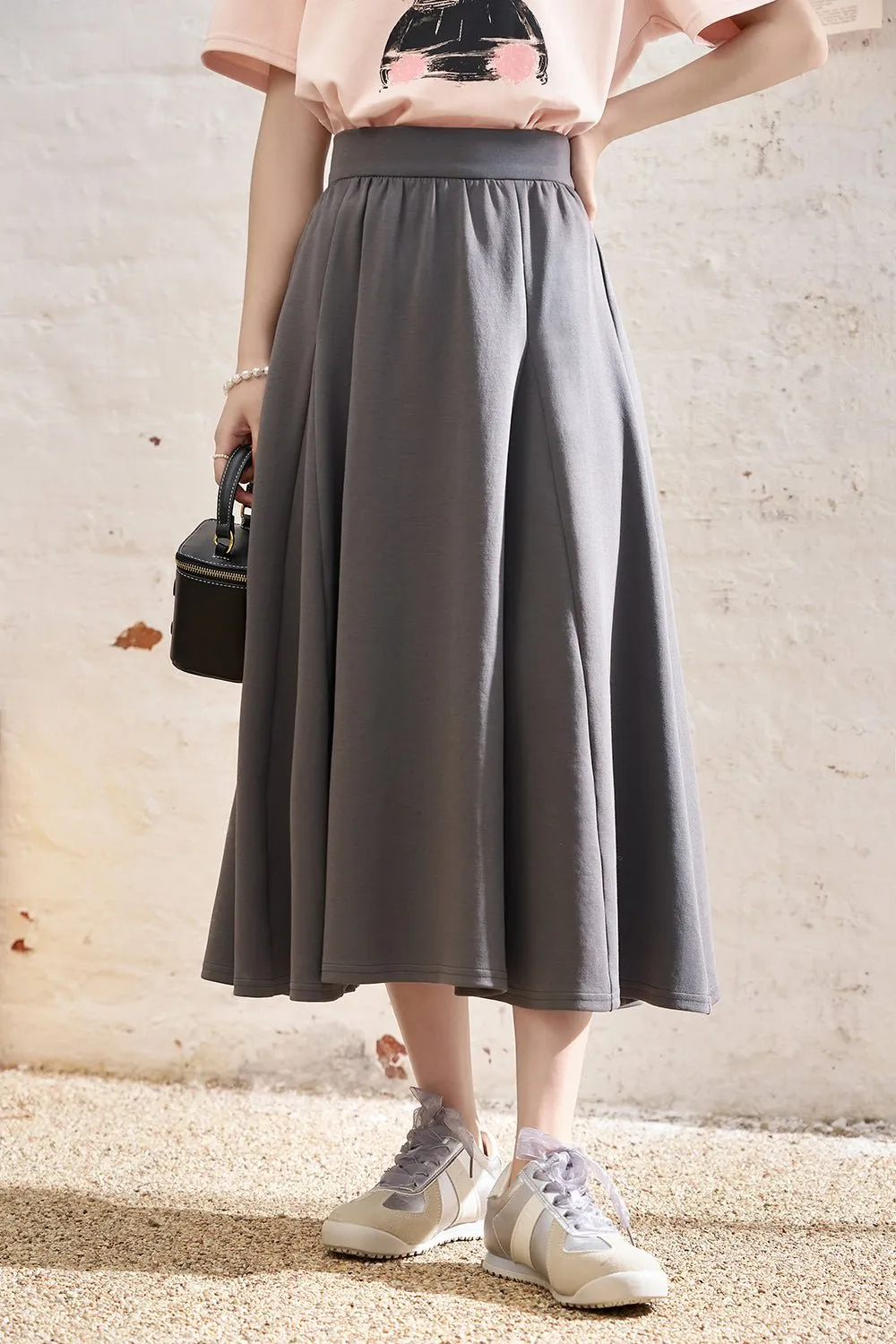 A Line Maxi Skirt for Women
