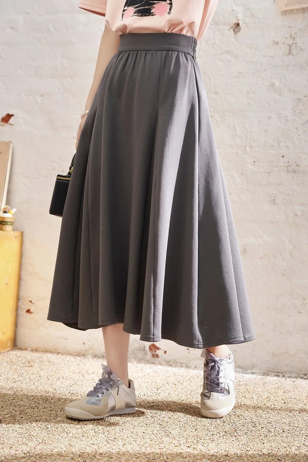 A Line Maxi Skirt for Women