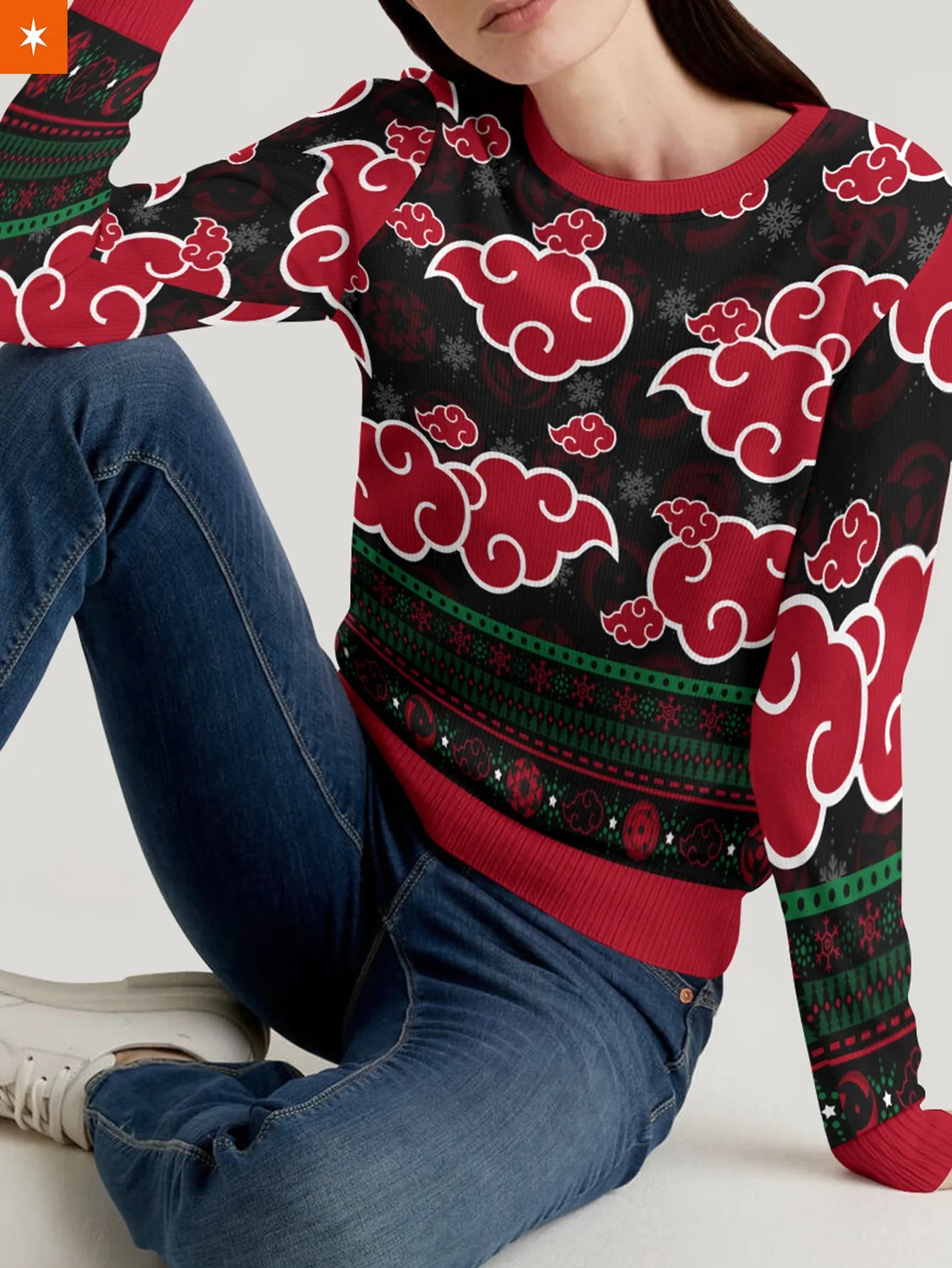 Akatsuki Sharingan Unisex Wool Sweater