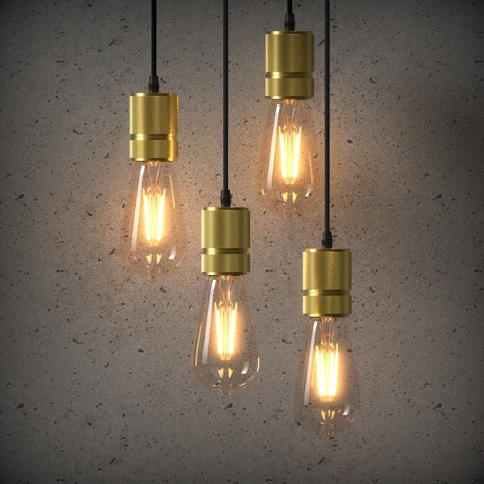 Aluminium Industrial Style Cafe Shop E27 base Pendant Light with 2m cable