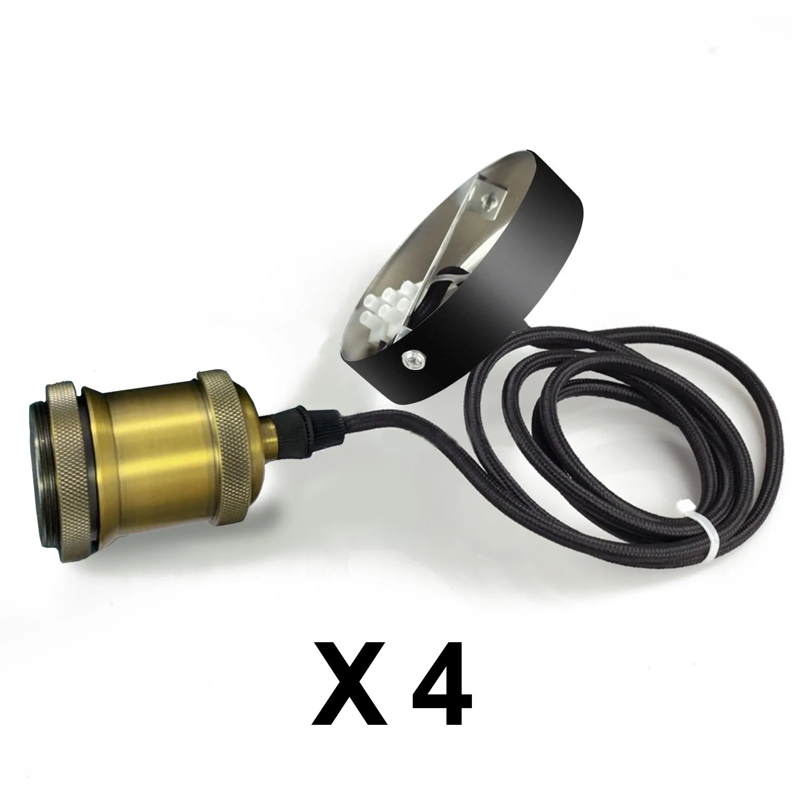 Aluminium Industrial Style Cafe Shop E27 base Pendant Light with 2m cable