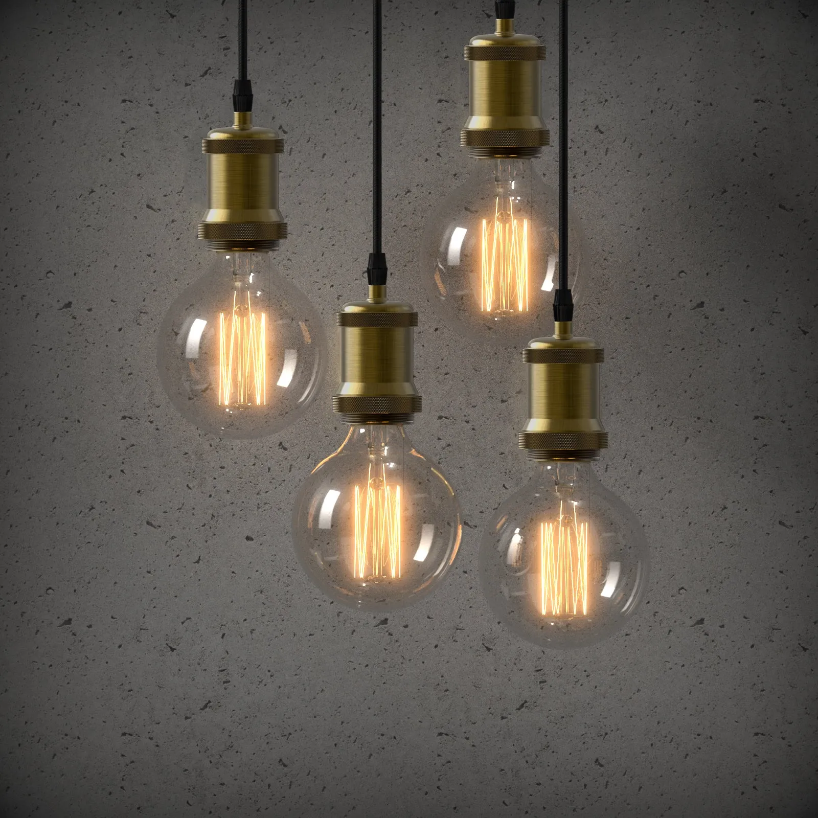 Aluminium Industrial Style Cafe Shop E27 base Pendant Light with 2m cable