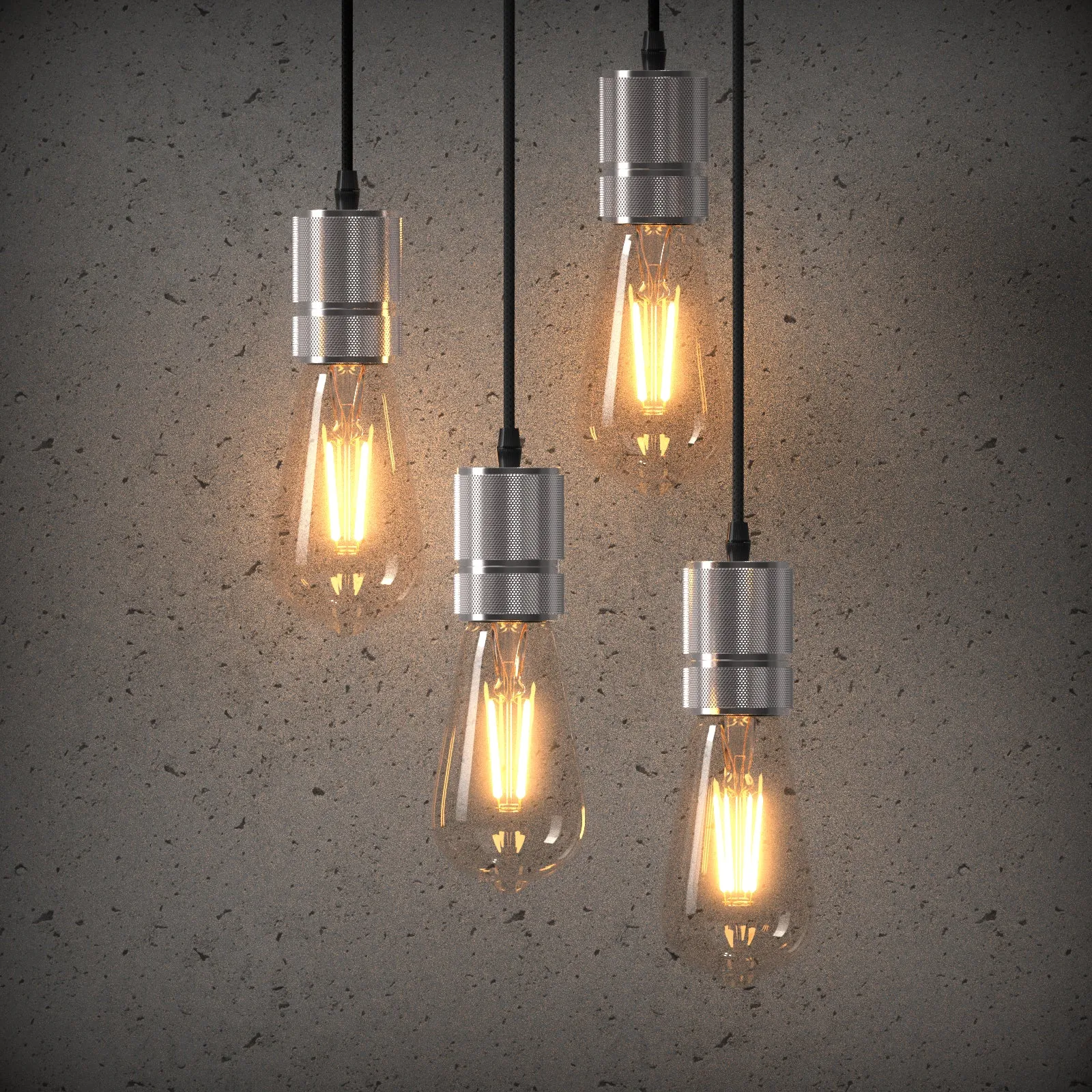 Aluminium Industrial Style Cafe Shop E27 base Pendant Light with 2m cable