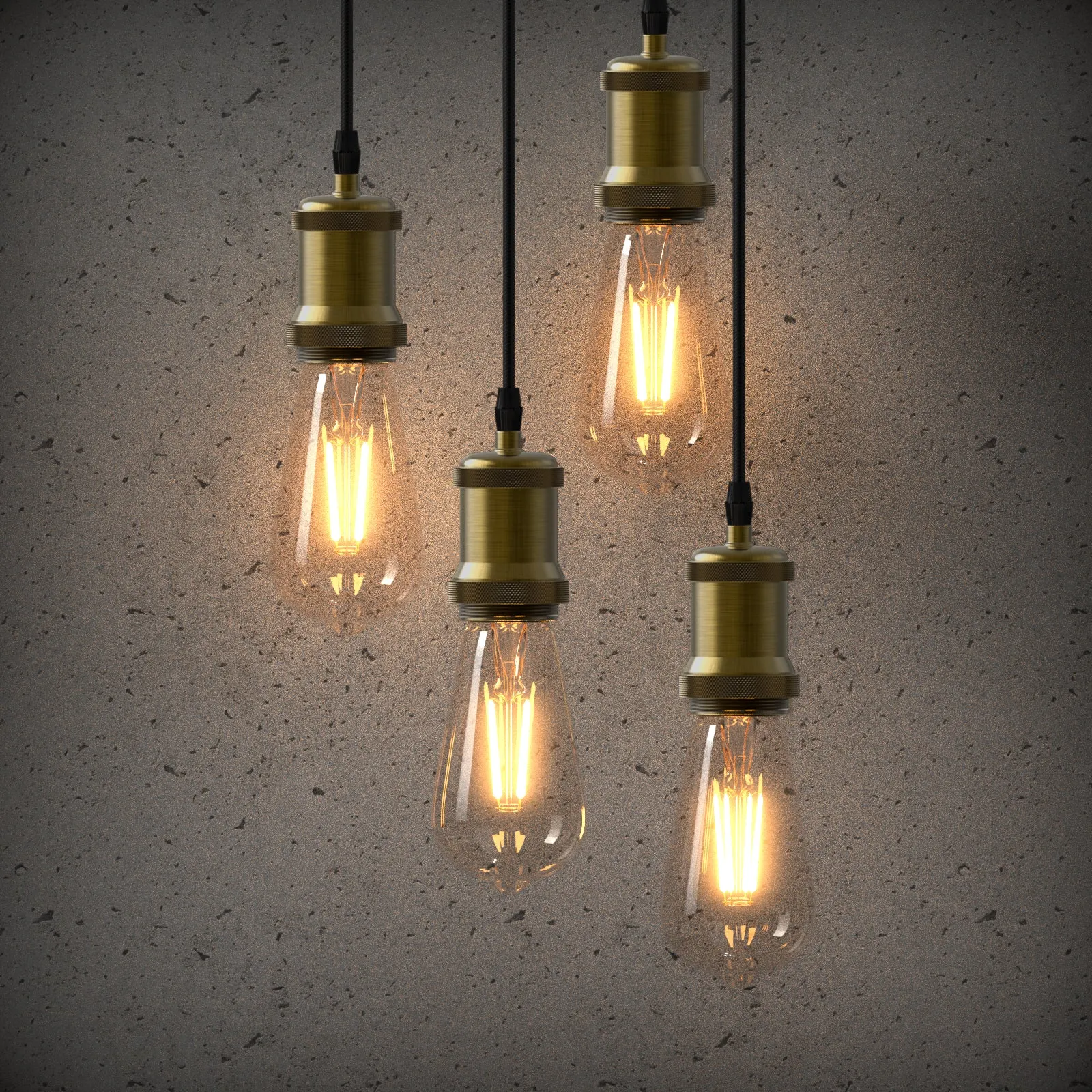 Aluminium Industrial Style Cafe Shop E27 base Pendant Light with 2m cable