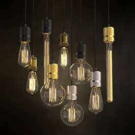 Aluminium Industrial Style Cafe Shop E27 base Pendant Light with 2m cable