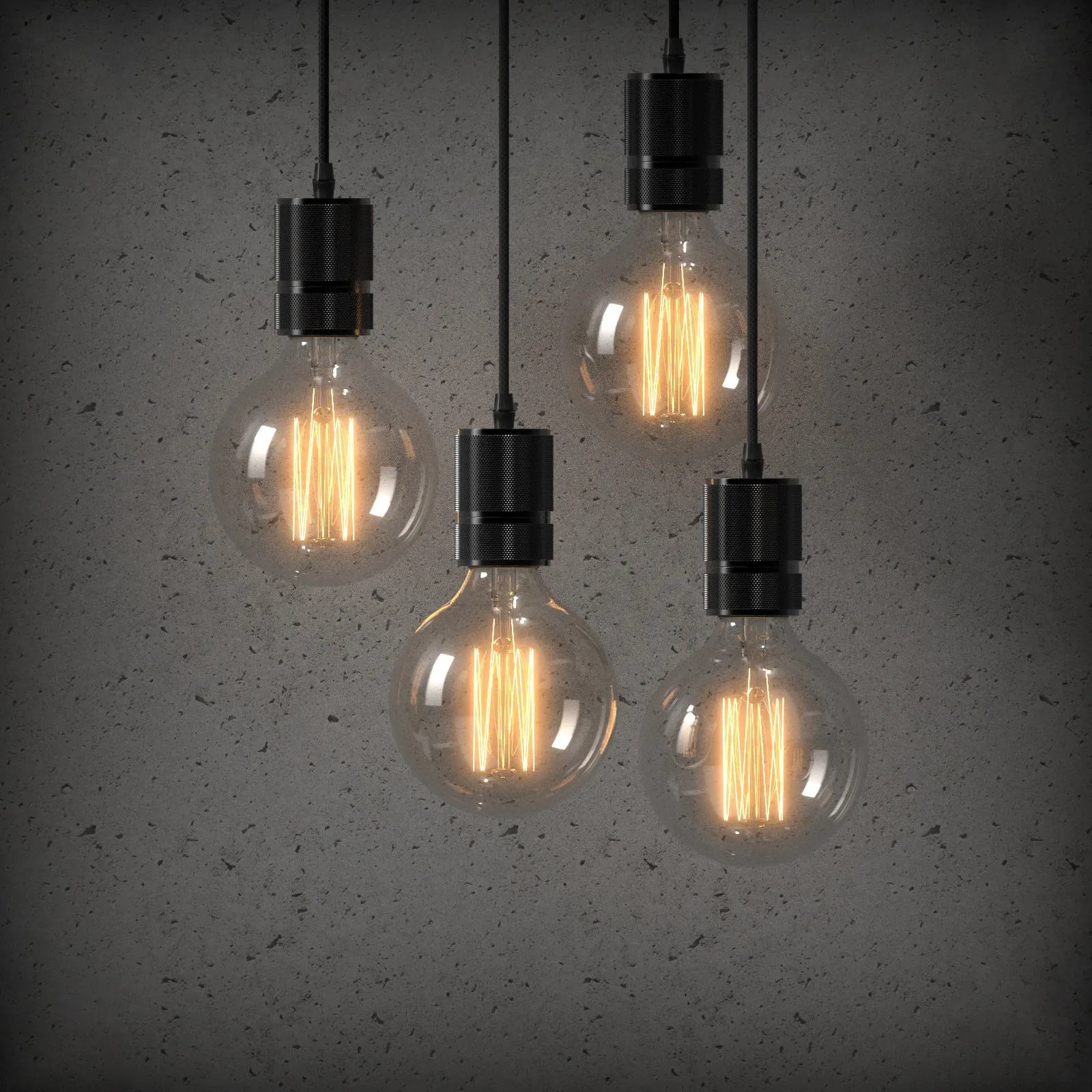 Aluminium Industrial Style Cafe Shop E27 base Pendant Light with 2m cable