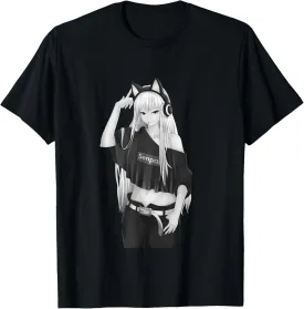 Anime Aesthetic Girl Ecchi Style T-Shirt