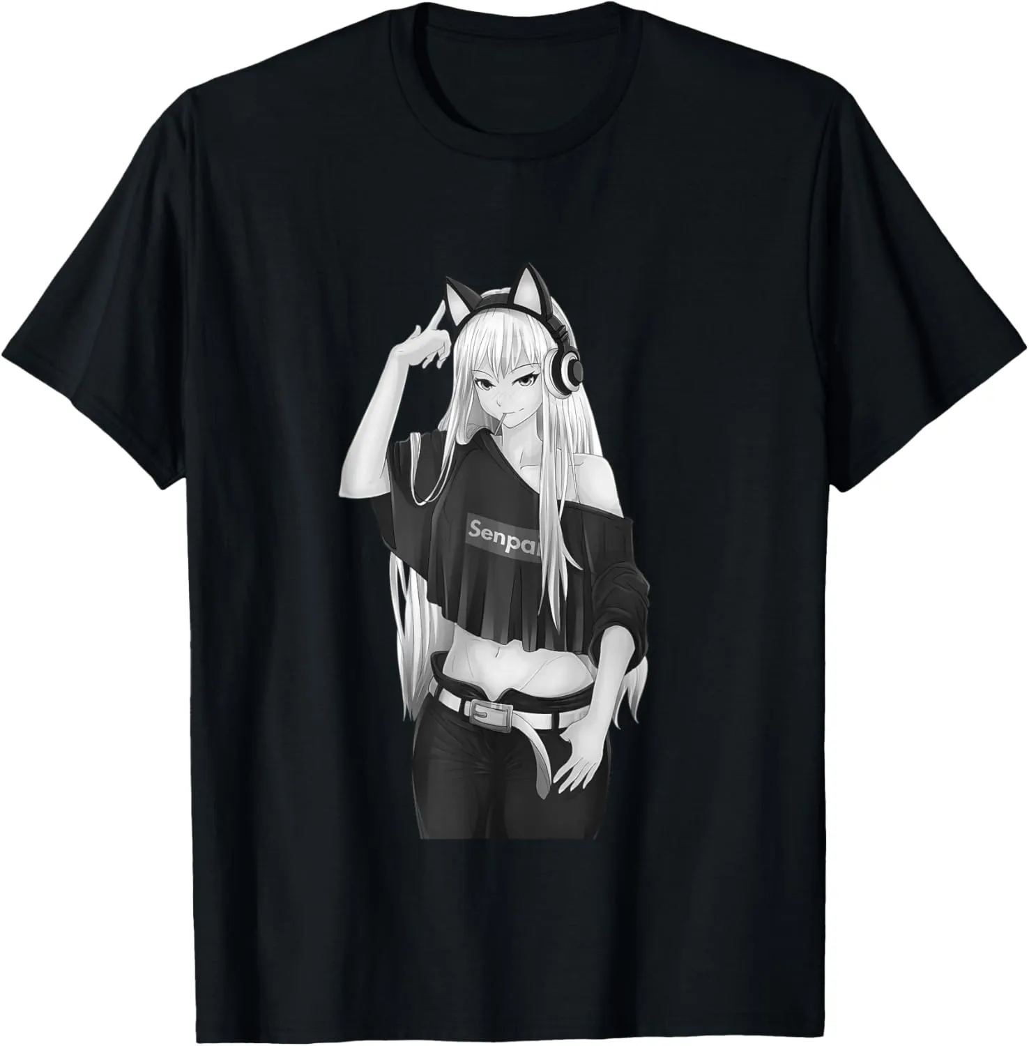 Anime Aesthetic Girl Ecchi Style T-Shirt