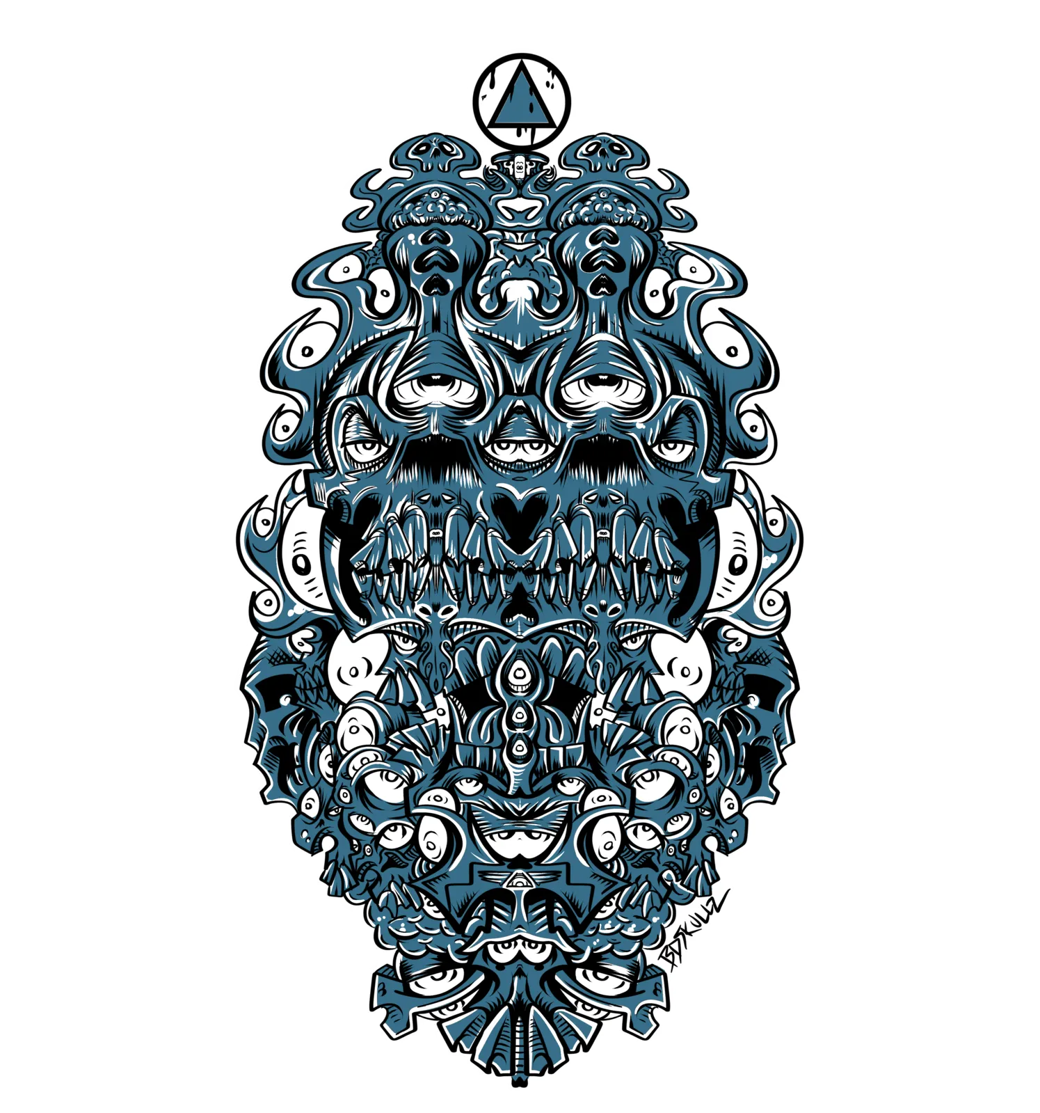 Art Society BDSKULLZ 2.0 HOODIE BLACK