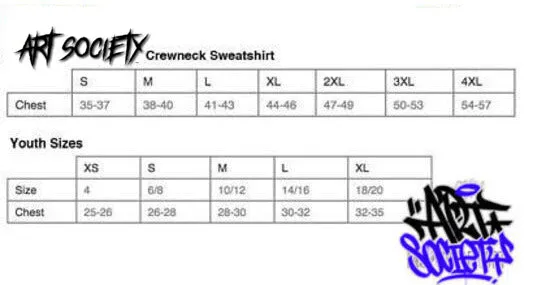 Art Society RISK TAKER CREW SWEATER BLACK