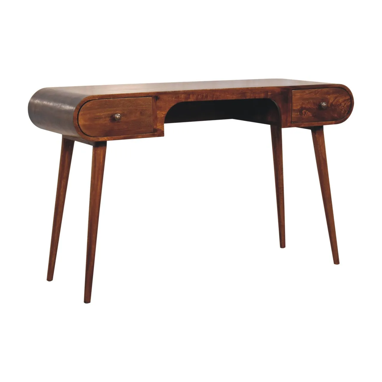Artisan Chestnut London Arch Writing Desk