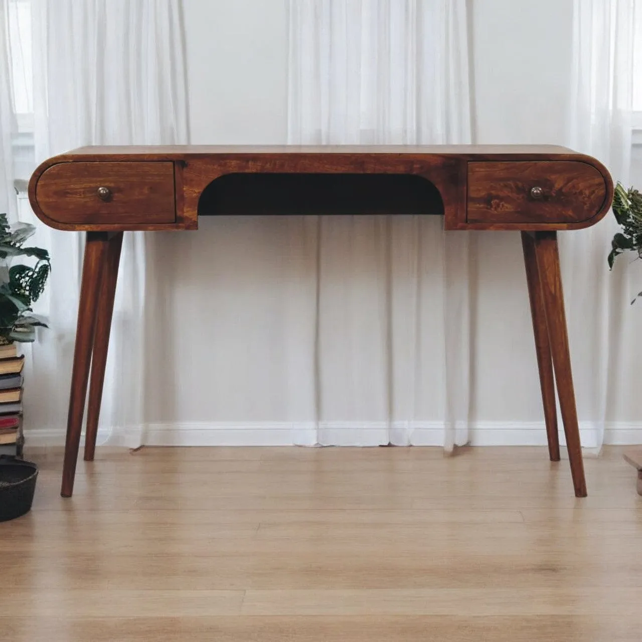 Artisan Chestnut London Arch Writing Desk