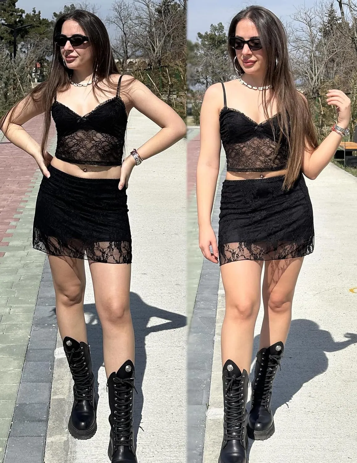 Avidlove Mini Skirt Lace Skirt for Women Sexy Half Slips Short Going Out Skirt Y2K Summer Skirts