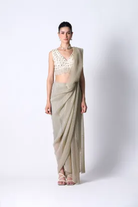 Avis Blouse with Pari Net Sari
