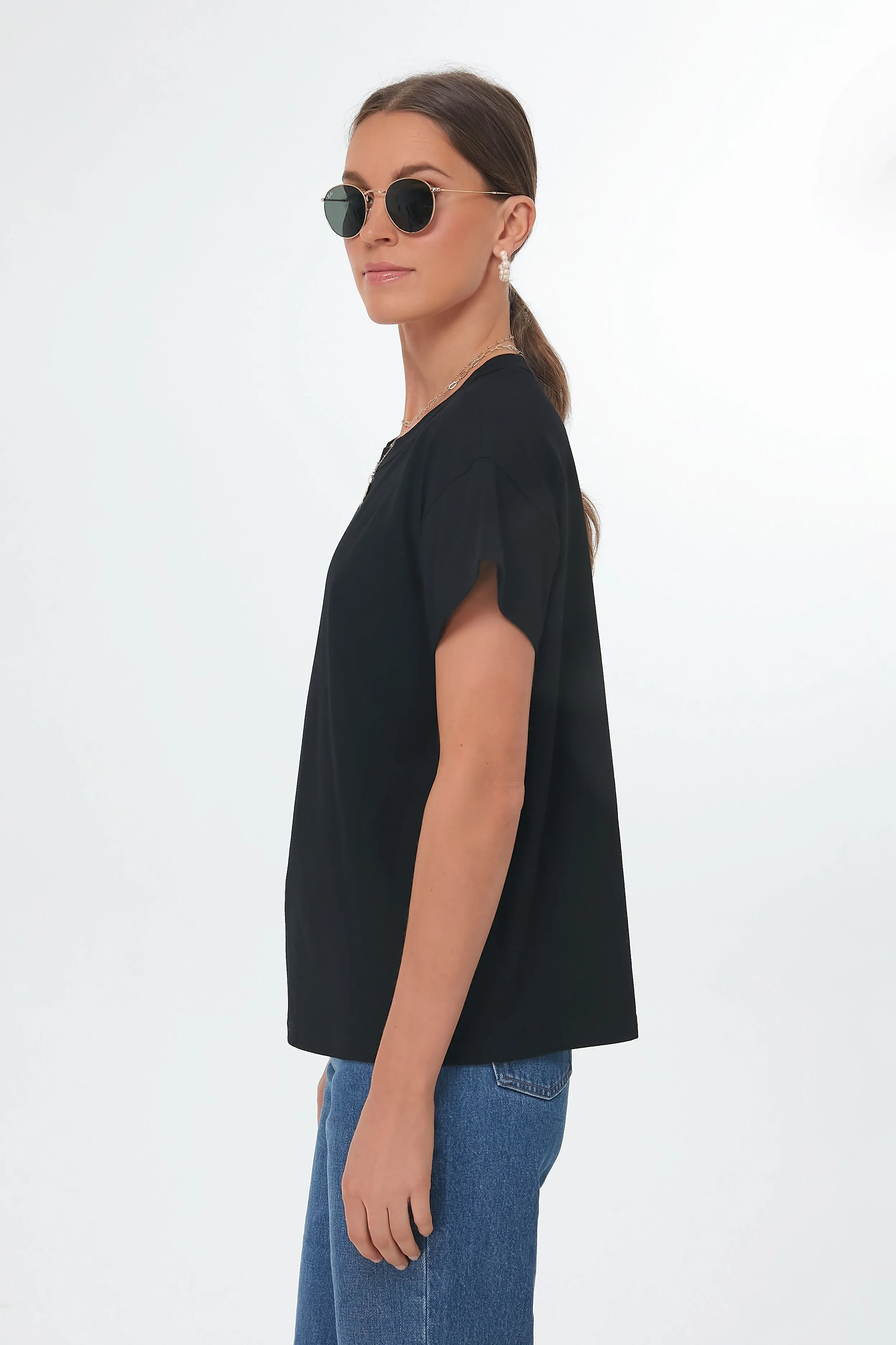 Black Presley Boyfriend Tee