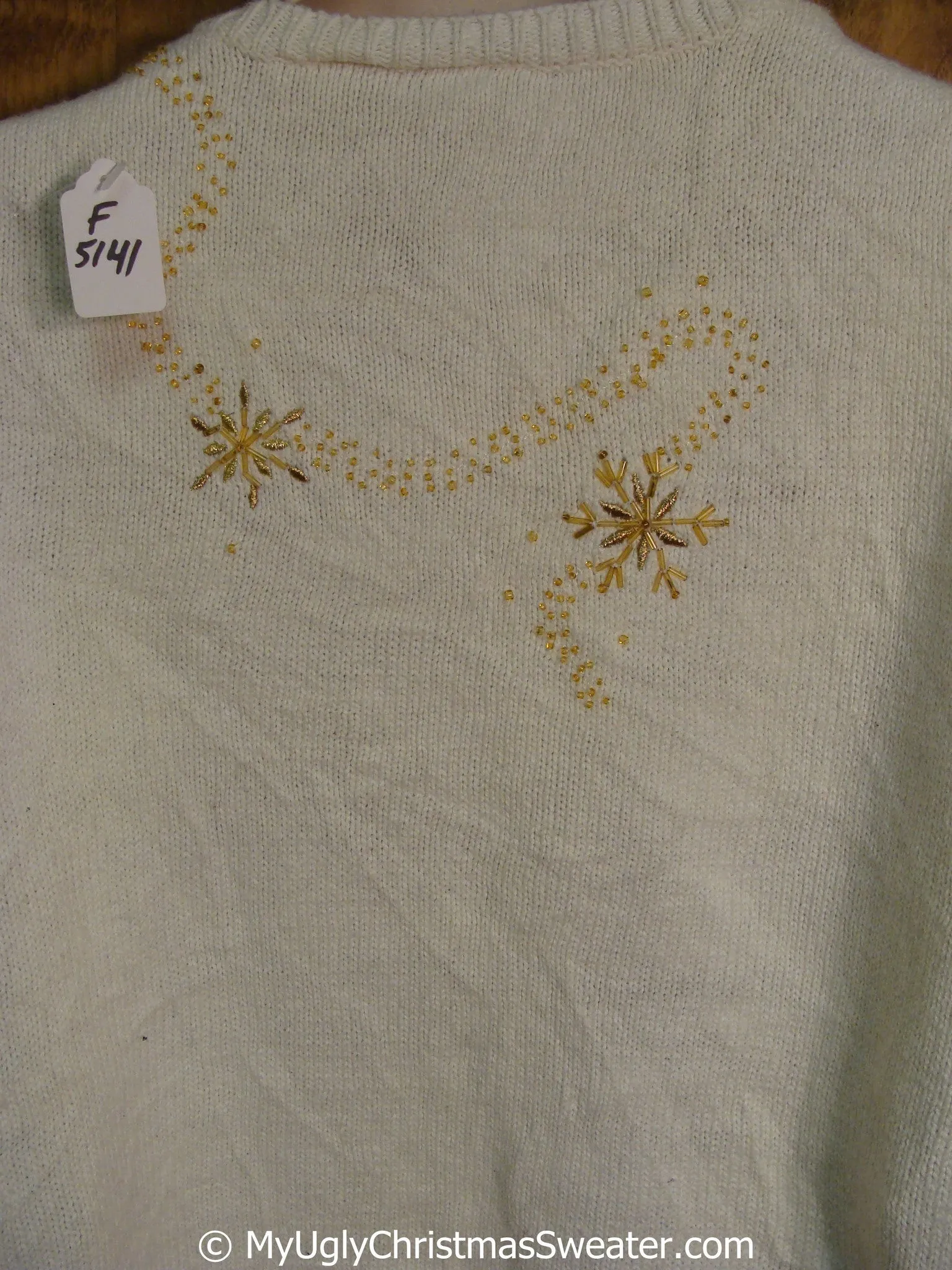 Cheap 2sided Golden Trees Christmas Sweater Vest