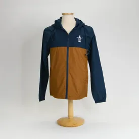 Colorblock Navy Windbreaker - Bow-H