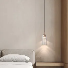 Contemporary Nordic Gradient Acrylic Cup Shade Aluminum LED Pendant Light For Dining Room