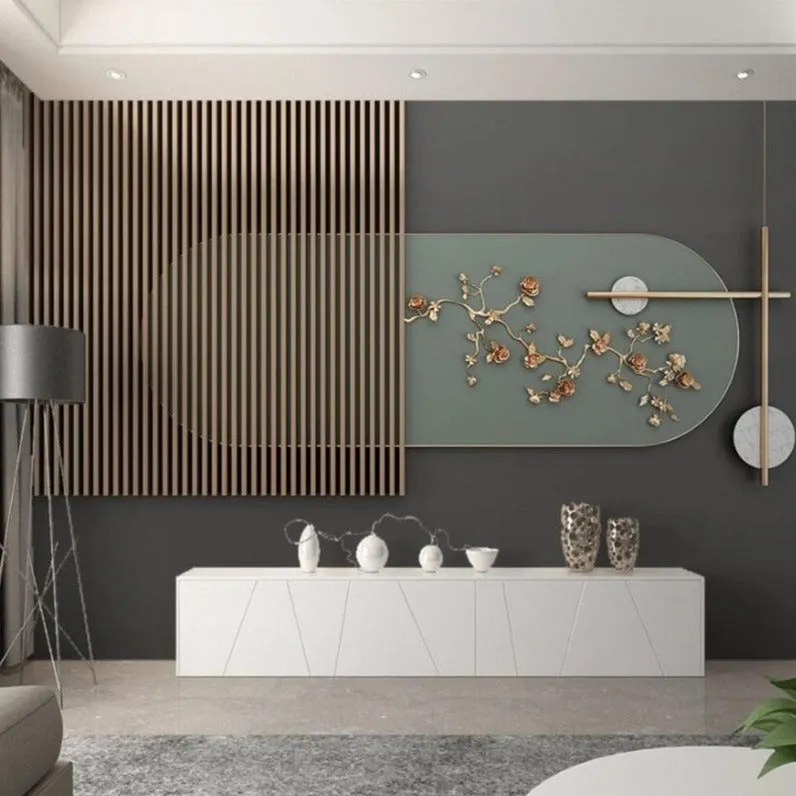 Custom Wallpaper Mural Visual 3D Effect Carved Background Wall (㎡)
