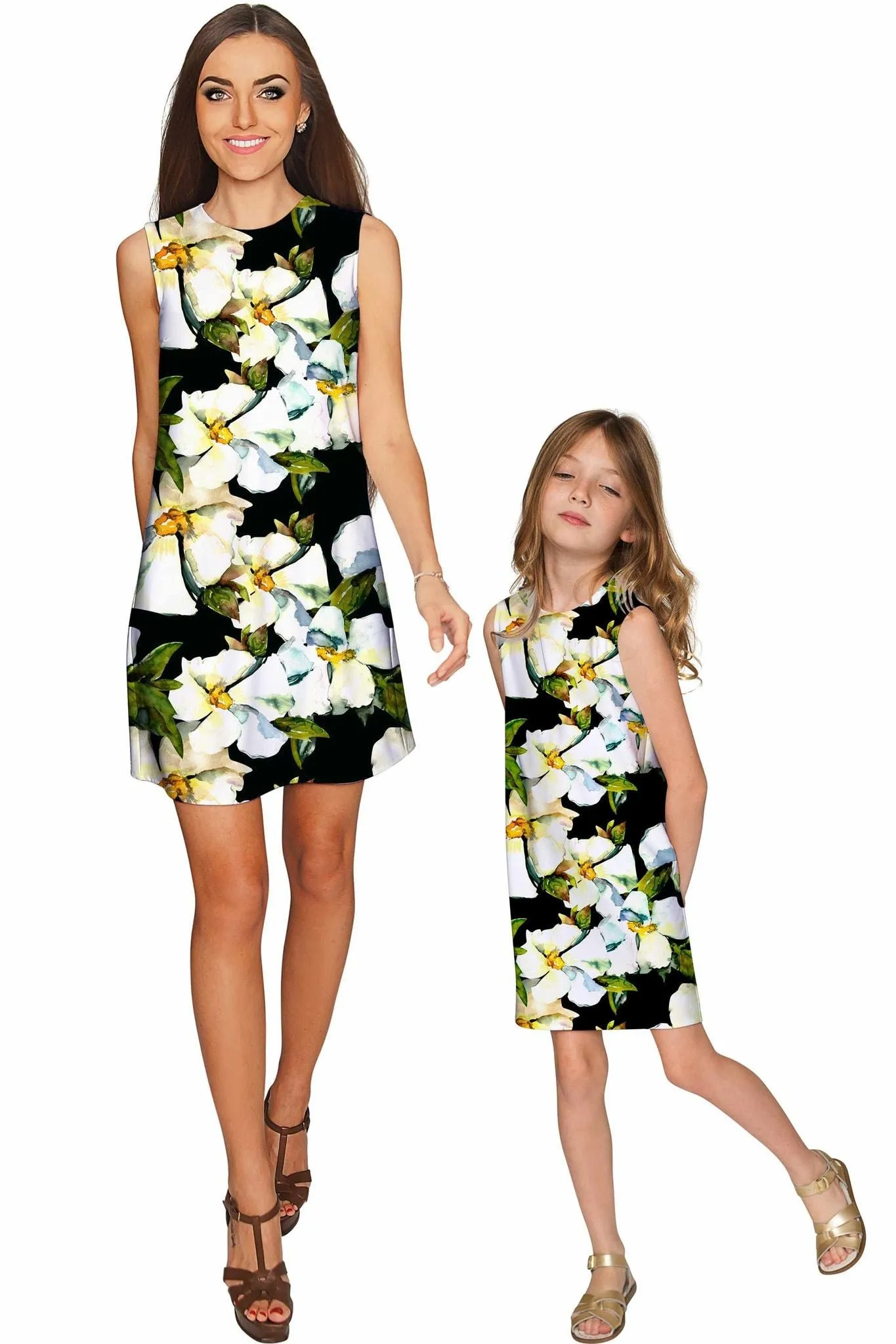 Date Night Adele Floral Print Party Chic Shift Dress - Women