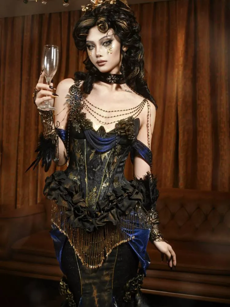 European style corset dress【s0000009551】