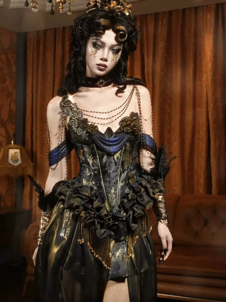 European style corset dress【s0000009551】
