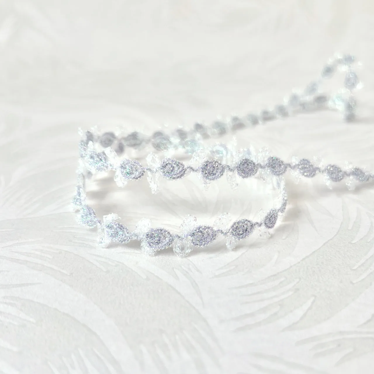 Flower & Loop Sparkle Rococo Braid - Multiple Colorways