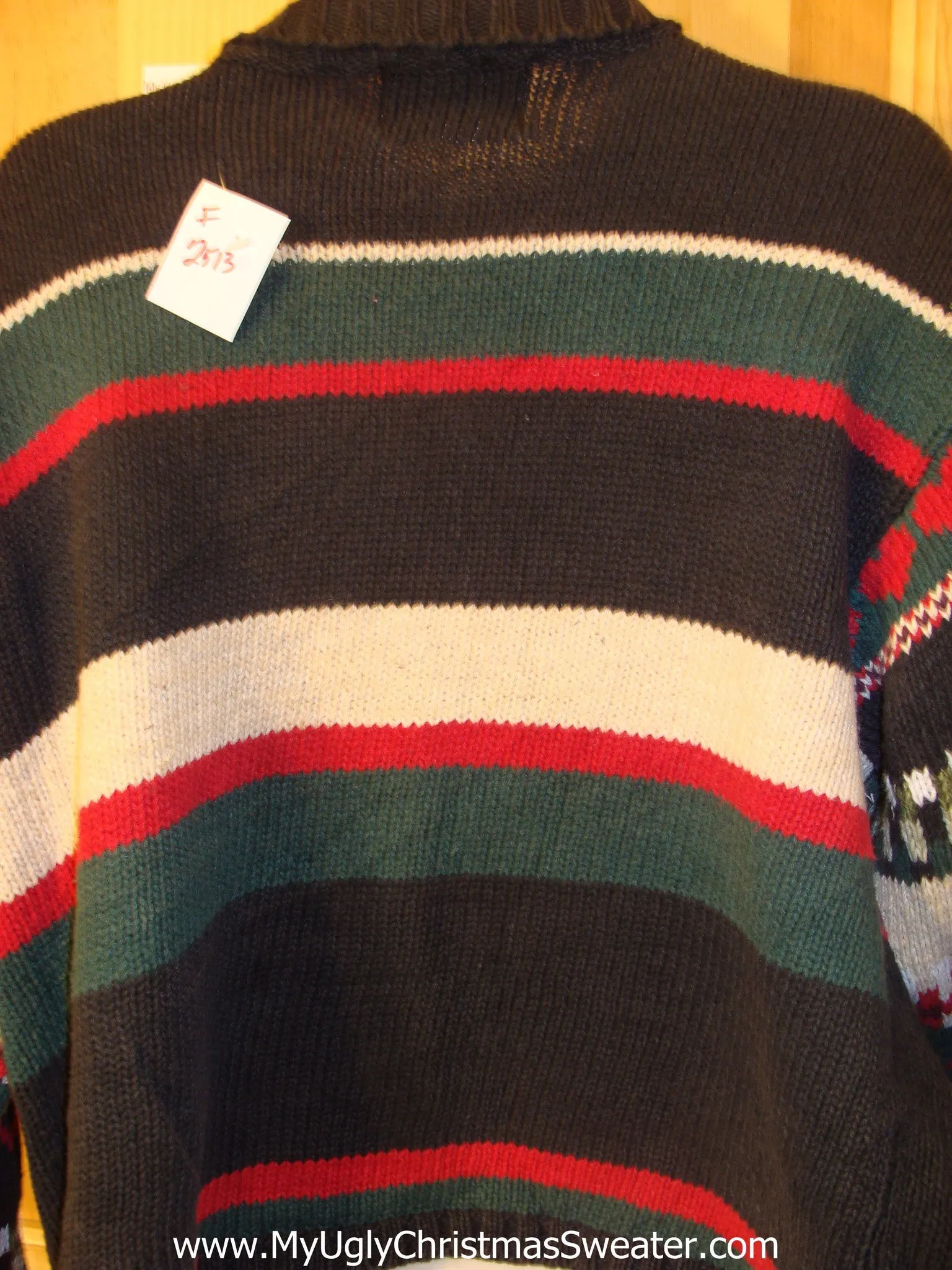 Funny Ugly Christmas Sweater 2sided Horrible Mess