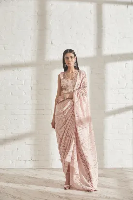 Godet Sari with AP Blouse