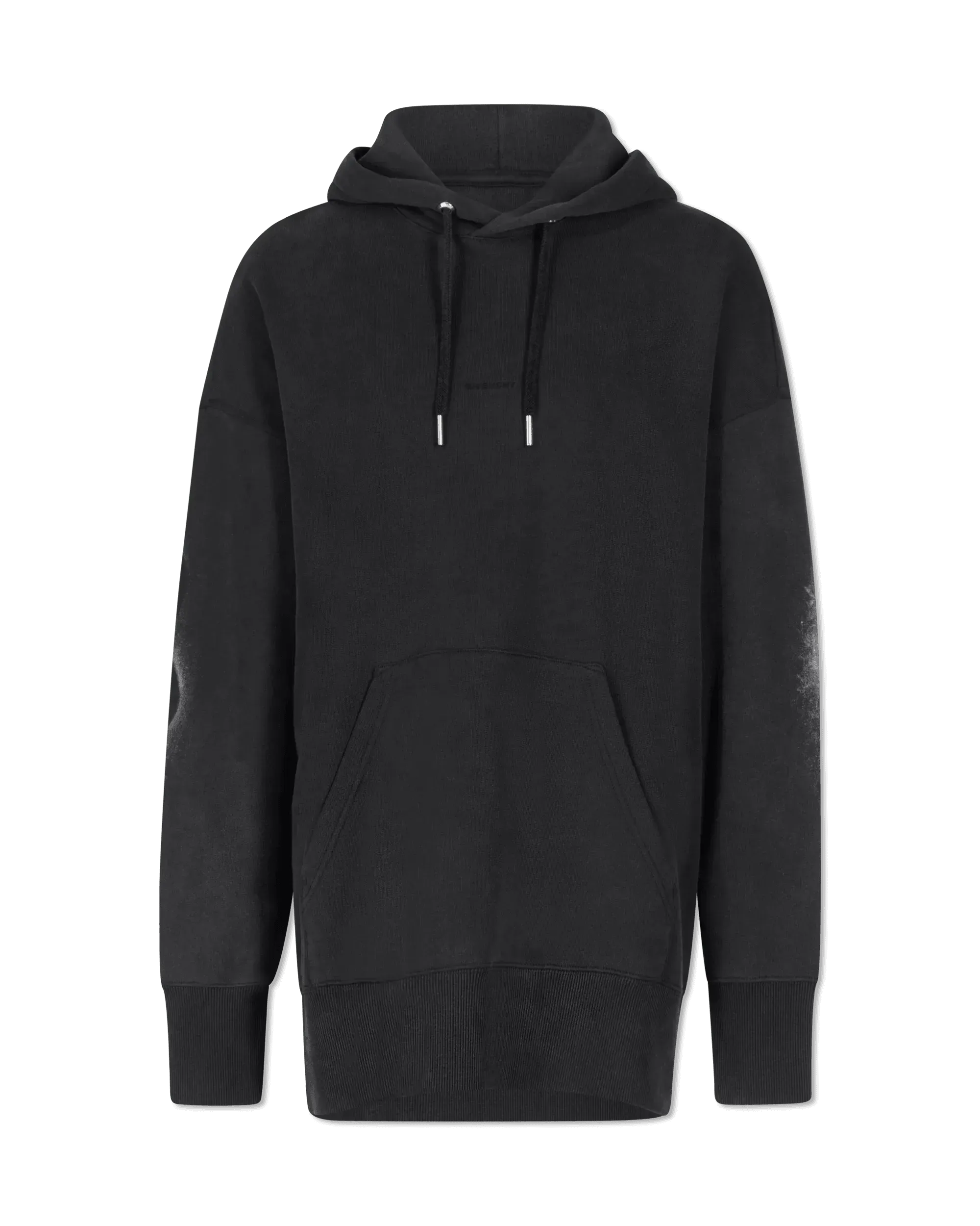 Graffiti-Sleeved Oversized Hoodie