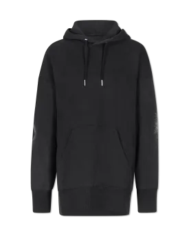 Graffiti-Sleeved Oversized Hoodie