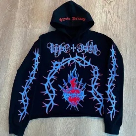 Graffiti Vintage Print Hoodie