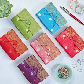 Handmade Sari Journal - Fabric Journal Notebook