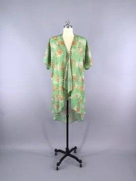 Kimono Robe / Vintage Indian Sari