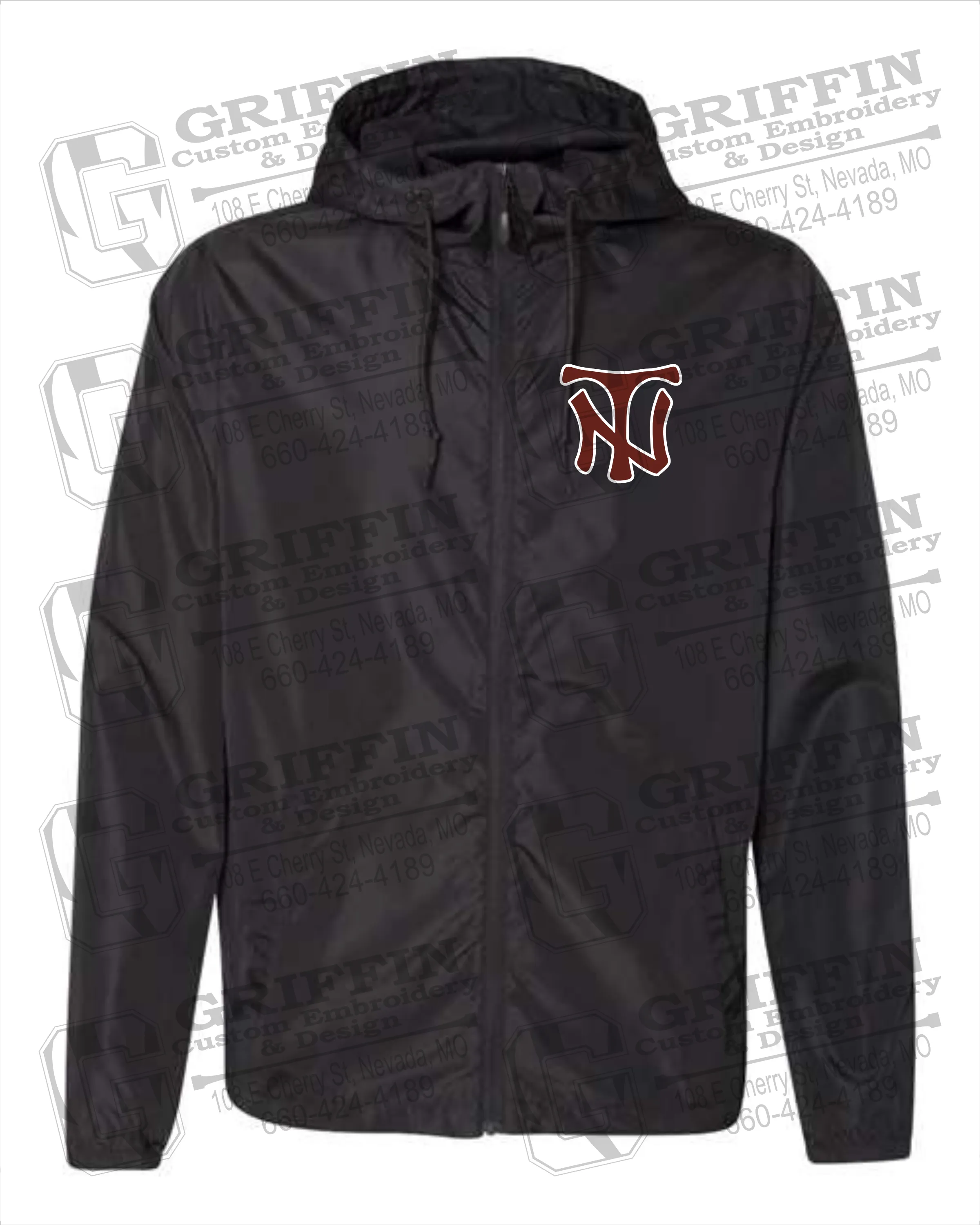 Lightweight Windbreaker - Nevada Tigers NT Logo