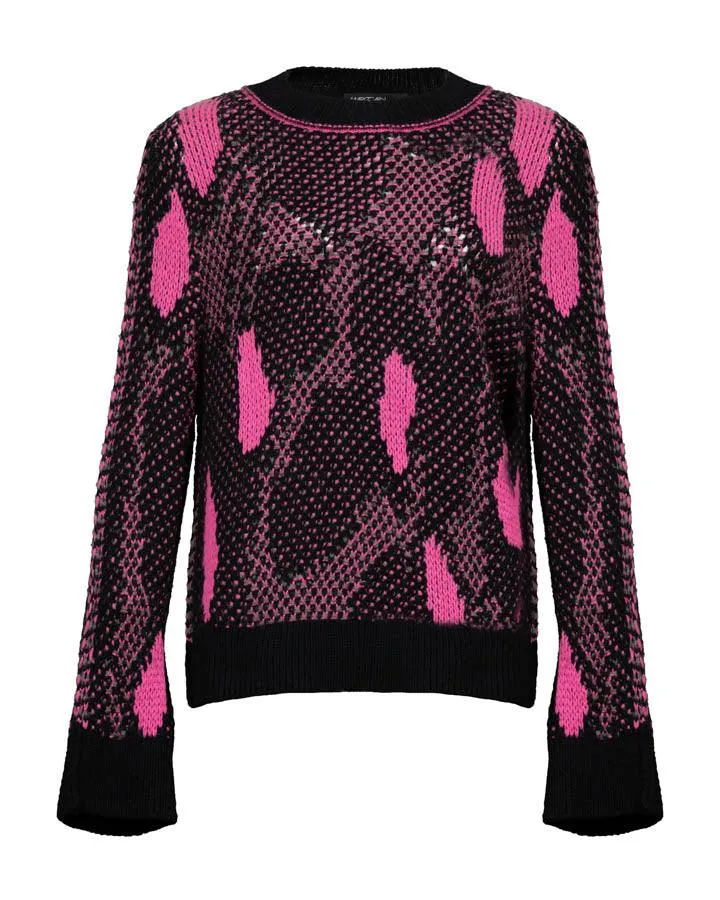 Marc Cain Dragon Fruit Pattern Sweater