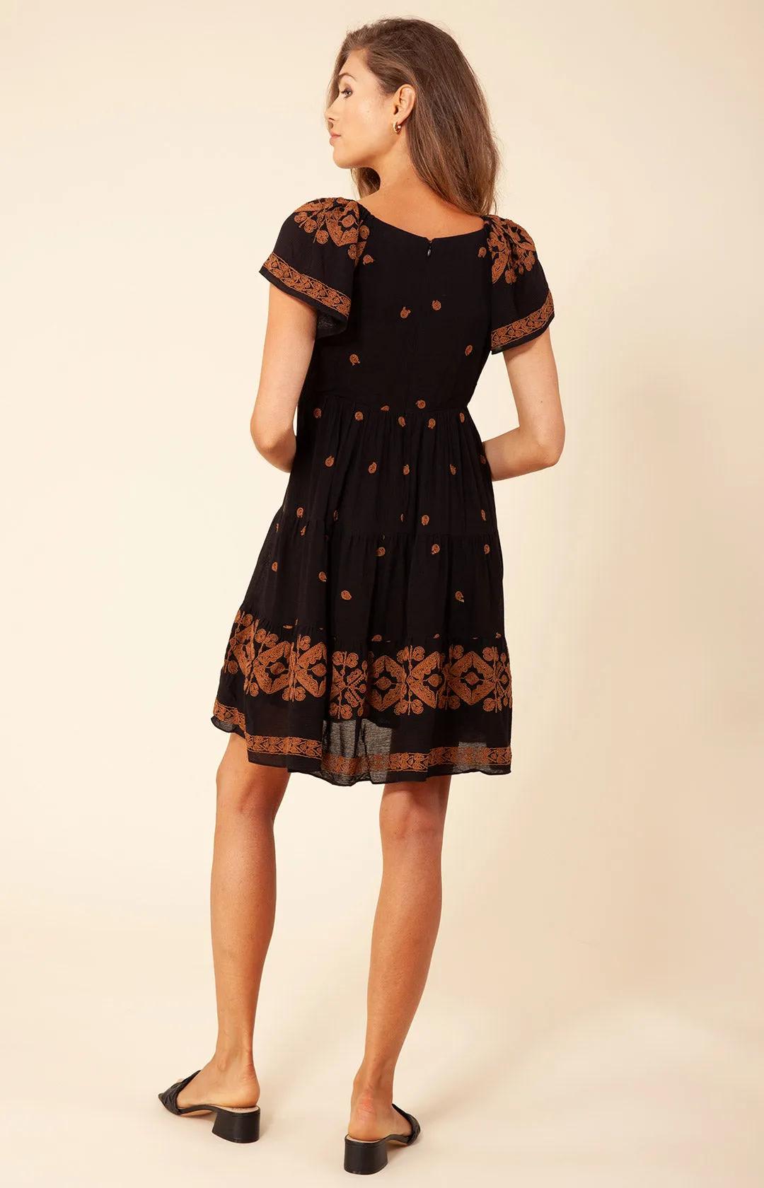 Mena Embroidered Dress