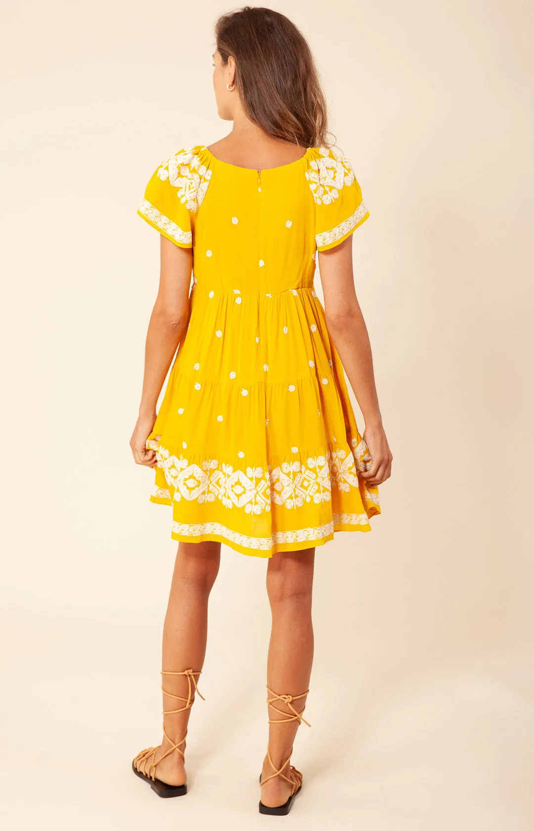 Mena Embroidered Dress
