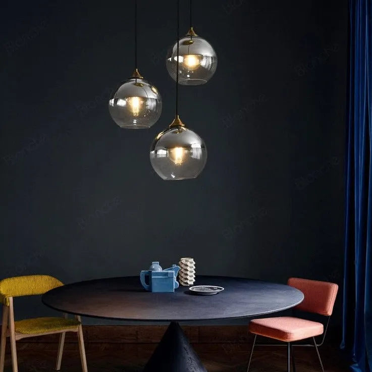 Modern Glass Pendant Light Nordic Fashion Hanging Lamp