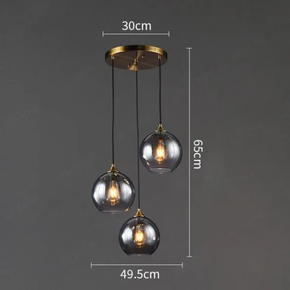 Modern Glass Pendant Light Nordic Fashion Hanging Lamp