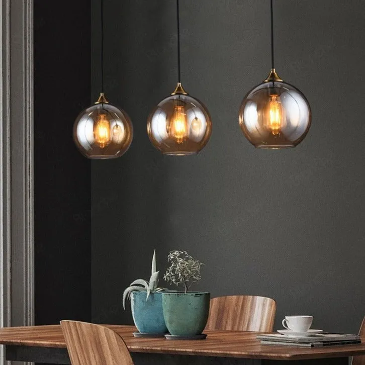 Modern Glass Pendant Light Nordic Fashion Hanging Lamp