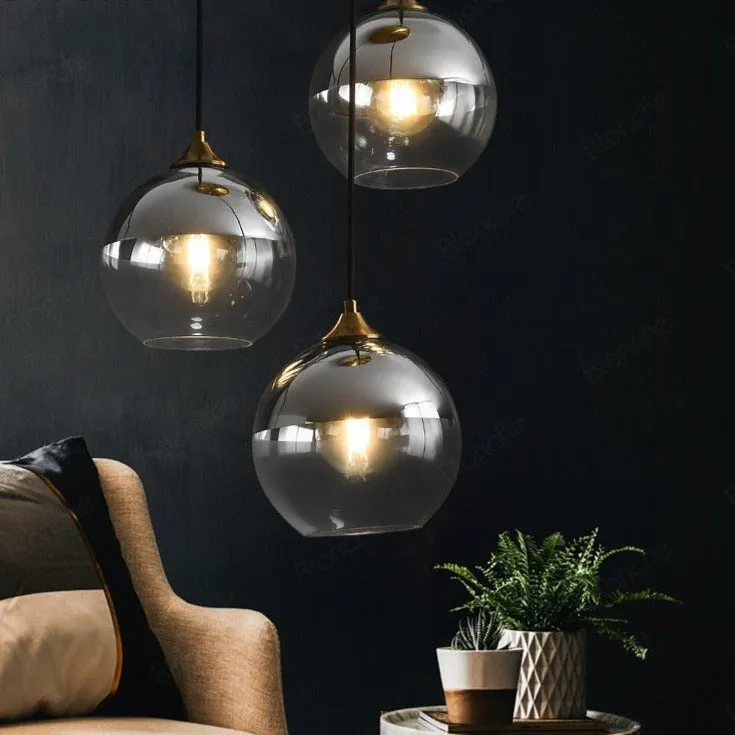 Modern Glass Pendant Light Nordic Fashion Hanging Lamp