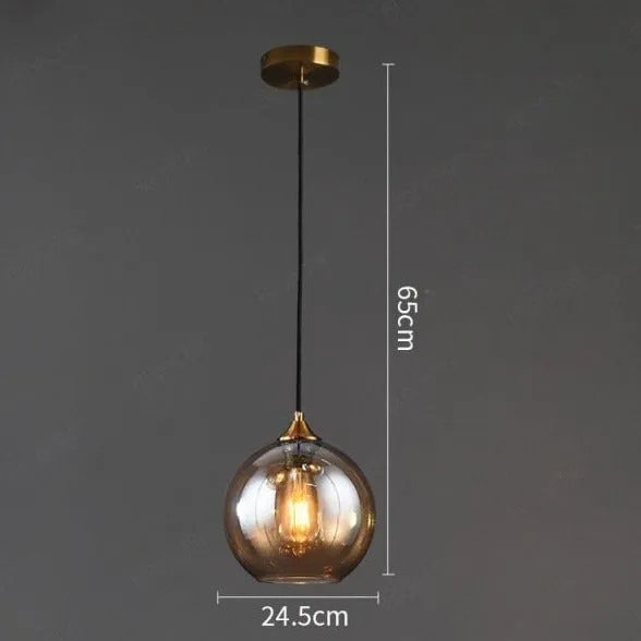 Modern Glass Pendant Light Nordic Fashion Hanging Lamp