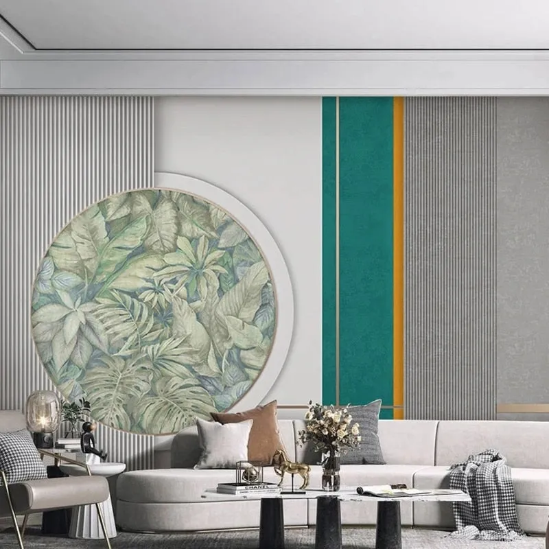 Modern Wall Design Custom Abstract Mural Wallpaper (㎡)
