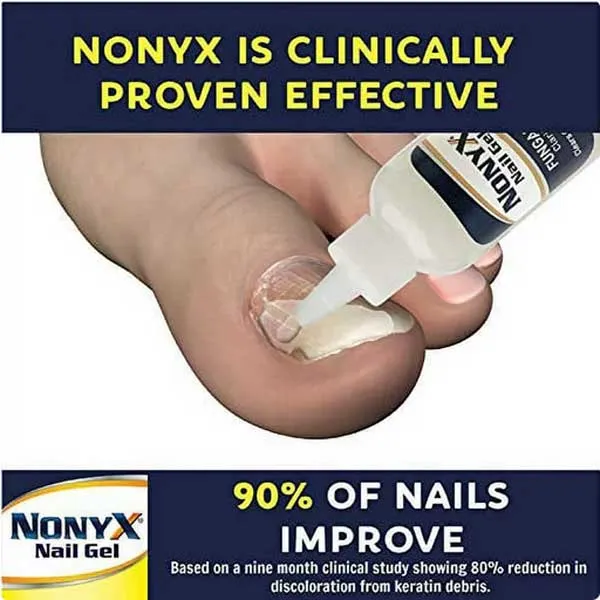 Nonyx Nail Gel Clears Discoloring Fungal Nails 4 oz