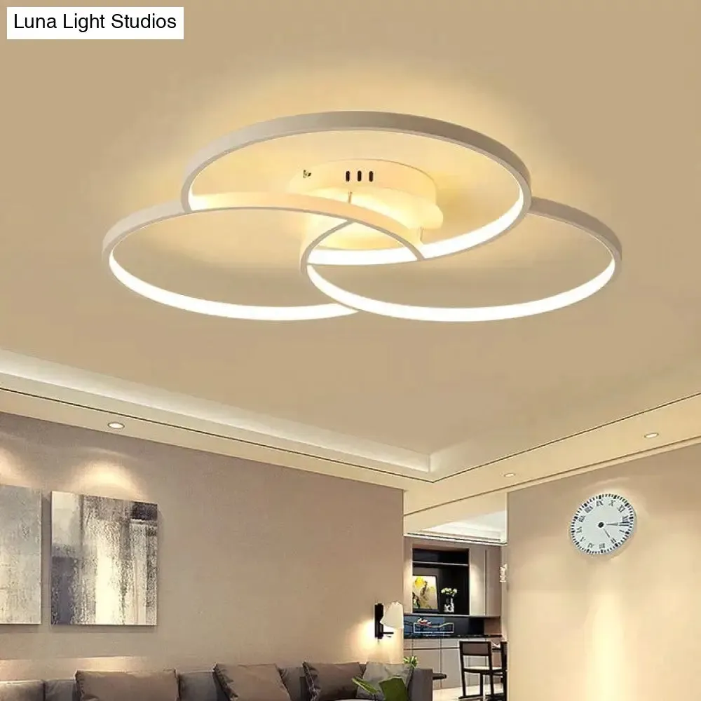 Nordic-Inspired LED Ceiling Lamp - Illuminate Your Living Room or Bedroom with Elegance and Style